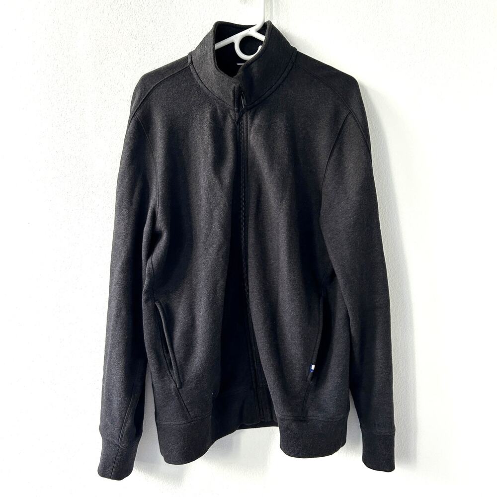 Kit + Ace Grey Zip Jacket Size Large